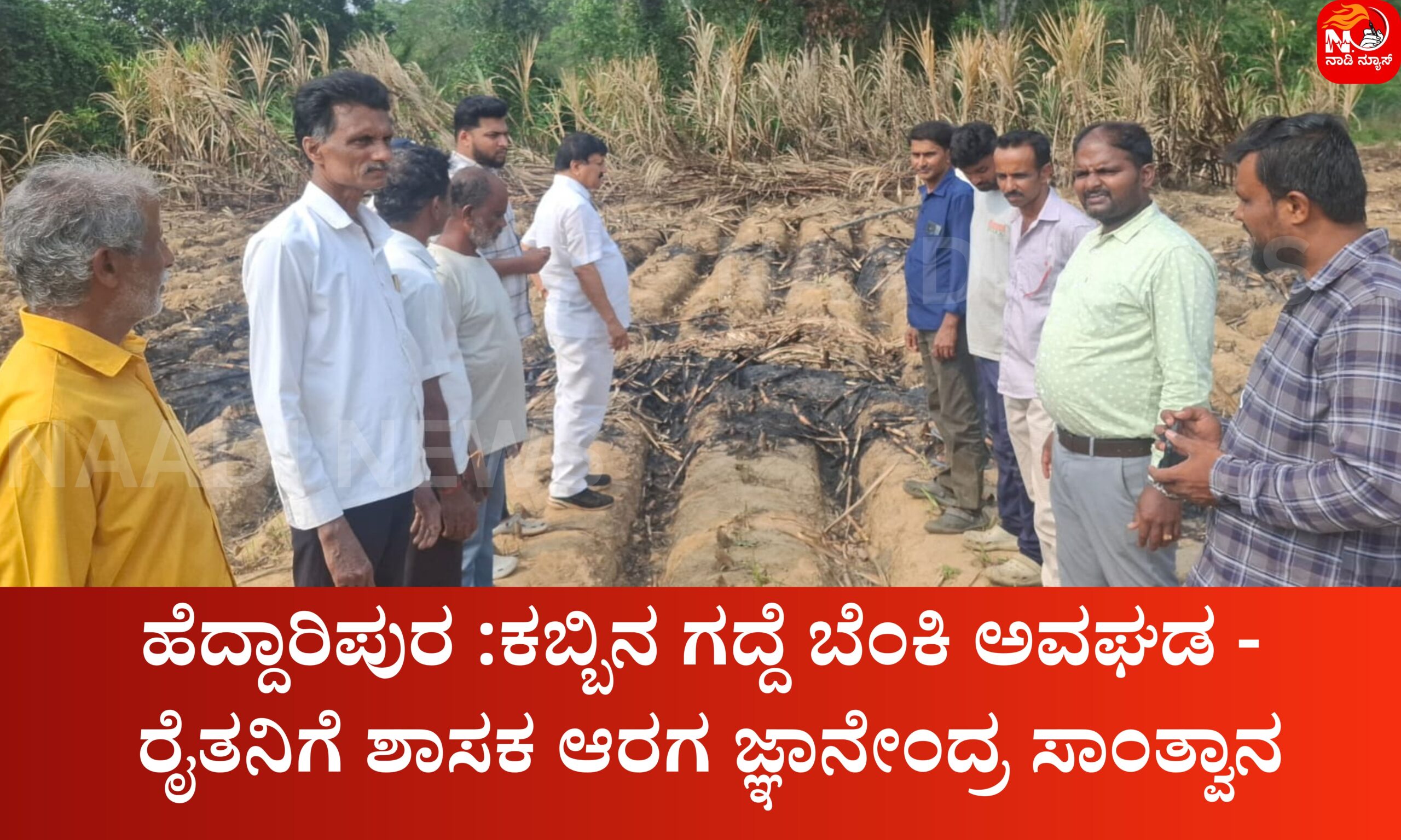 Blue and Red Voter Education Banner 20260331 162937 0000 scaled ಹೆದ್ದಾರಿಪುರ: ಕಬ್ಬಿನ ಗದ್ದೆ ಬೆಂಕಿ ಅವಘಡ - ರೈತನಿಗೆ ಶಾಸಕ ಆರಗ ಜ್ಞಾನೇಂದ್ರ ಸಾಂತ್ವಾನ