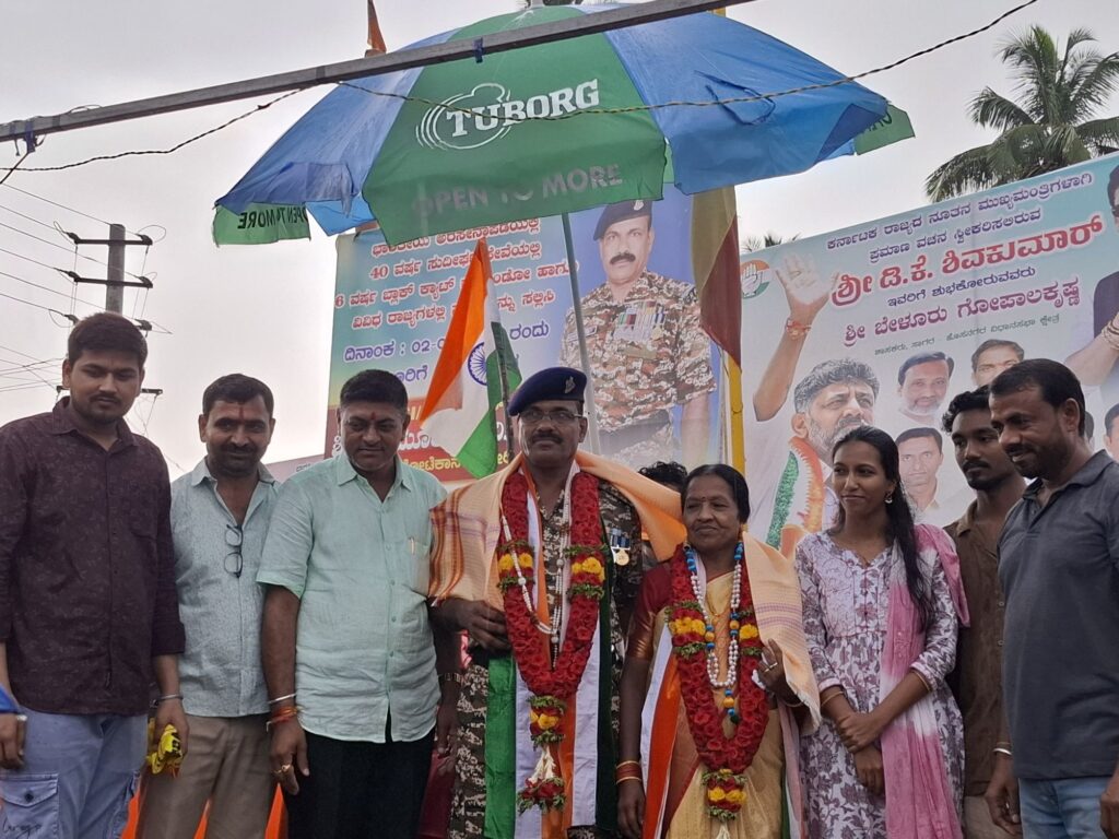 20260602 1736152799283054183642987 ನಿವೃತ್ತ ಸೈನಿಕ ಕೆ.ವಿ ಕೃಷ್ಣಮೂರ್ತಿಗೆ ರಿಪ್ಪನ್‌ಪೇಟೆಯಲ್ಲಿ ಅದ್ದೂರಿ ಸ್ವಾಗತ